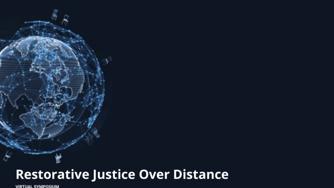 restorative justice over distance plakāts