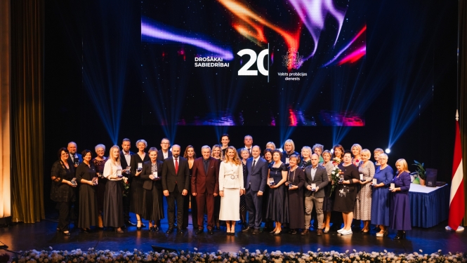 VPD 20 gadu jubilejas apbalvojumu saņēmēji