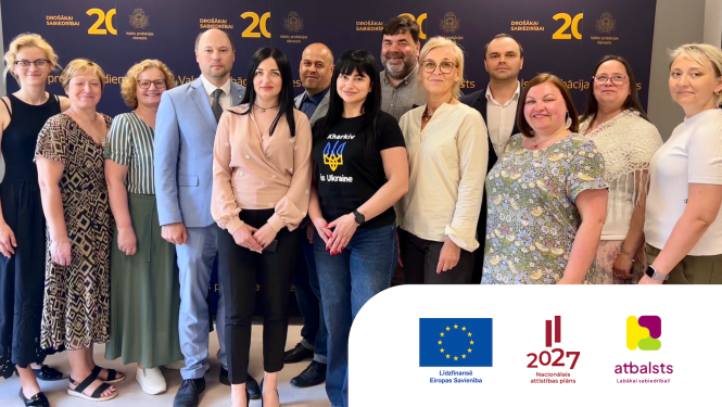 Latvijas un Ukrainas kolēģu kopbilde