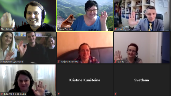 Latvijas Ukrainas probācijas eksperto ZOOM sanāksmē