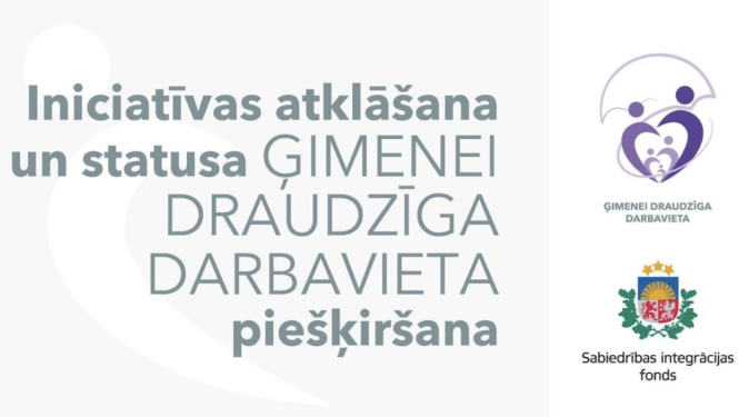 Plakāts - Ģimenei draudzīga darbavieta