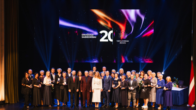 VPD 20 gadu jubilejas apbalvojumu saņēmēji