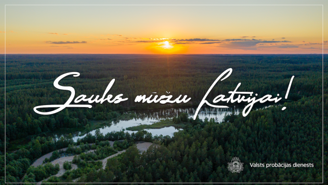 Valsts probācijas dienesta apsveikums Latvijas neatkarības dienā