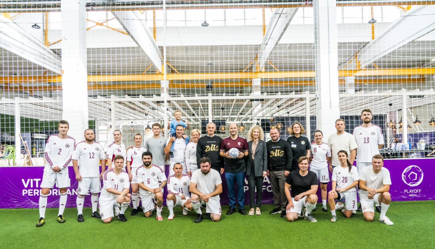 VPD un LFF komandas pirms draudzības spēles