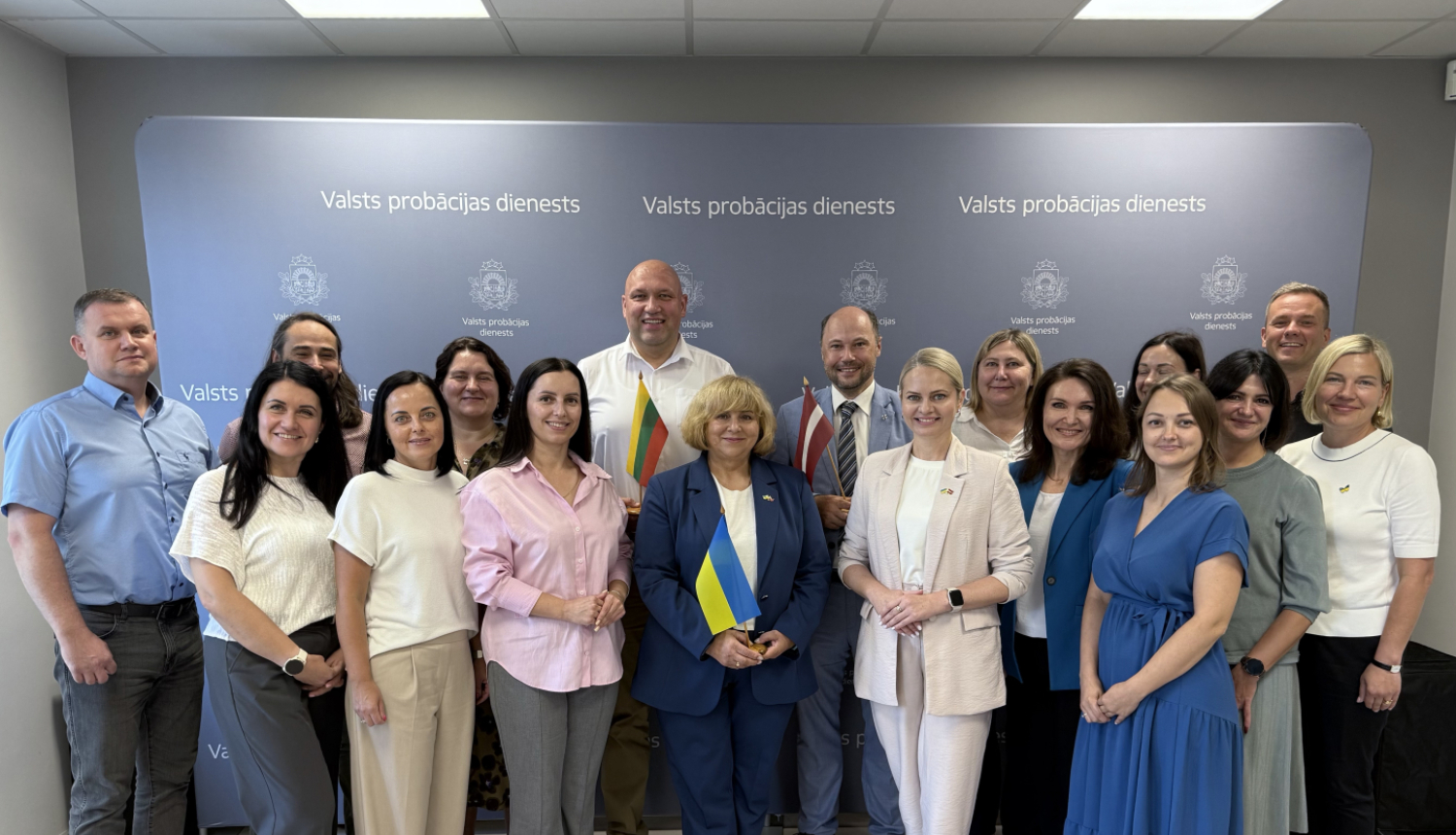 Latvijas, Lietuvas un Ukrainas probācijas dienestu pārstāvju kopbilde