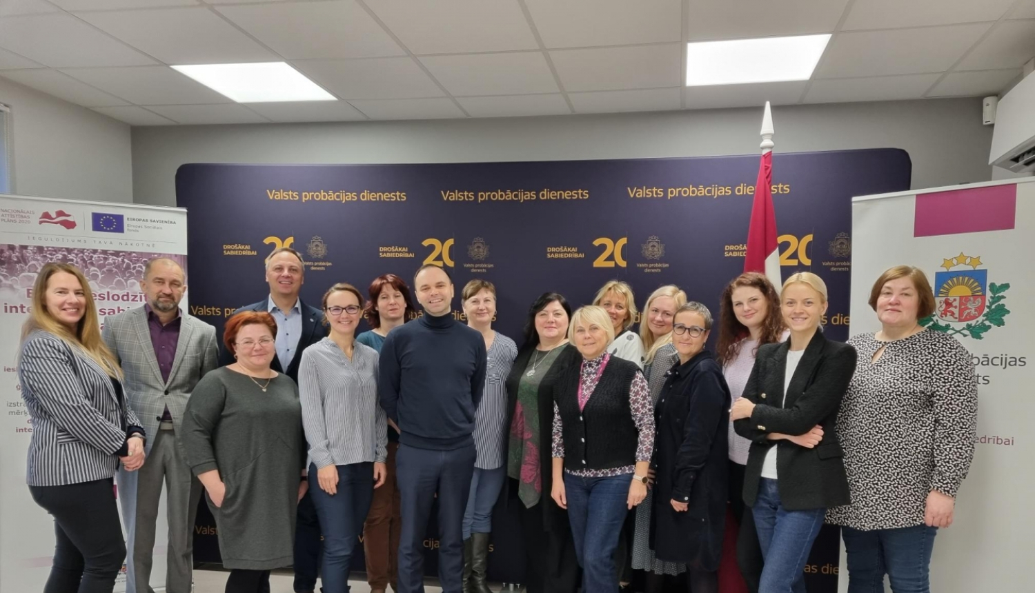 probācijas speciālisti un Ioan Durnescu