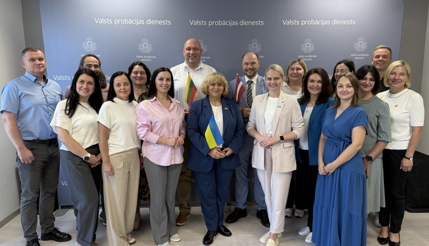 Latvijas, Lietuvas un Ukrainas probācijas dienestu pārstāvju kopbilde