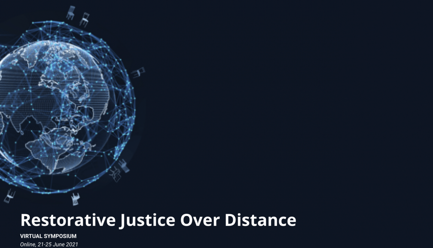 restorative justice over distance plakāts